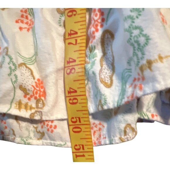 Vintage Miss K Floral Nightgown With Ruffle Hem & Peter Pan Collar - Picture 6 of 7